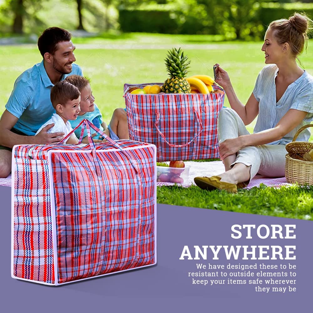 AAYAW laundry bags with zips & handles (Pack of 4)